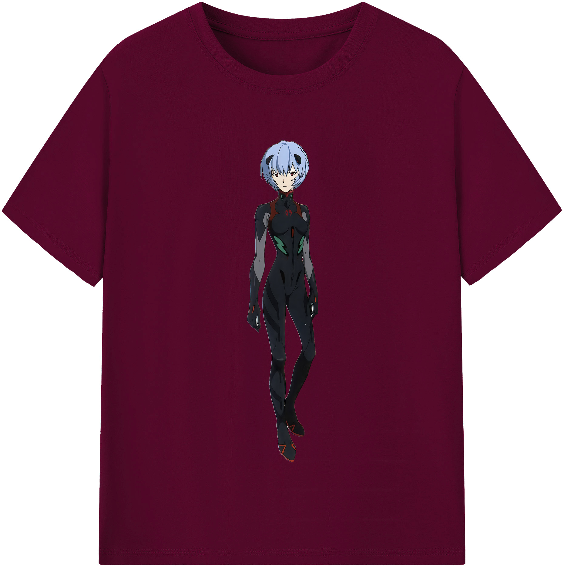 （画像用） EVA 新世紀エヴァンゲリオン レディースカジュアルプリントTシャツ（綿100％）
